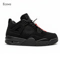 Air Jordan 4 Retro "Black Cat" Triple Black Sneakers