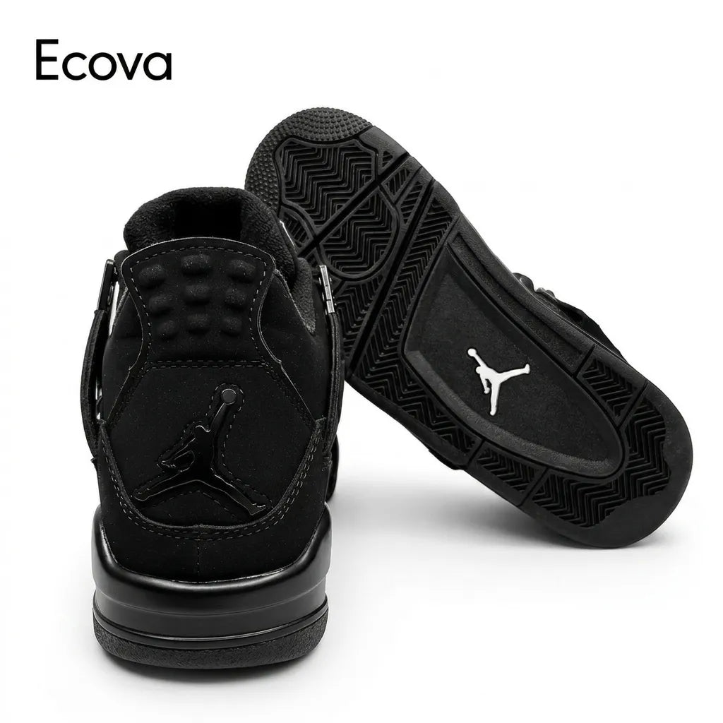 Air Jordan 4 Retro "Black Cat" Triple Black Sneakers