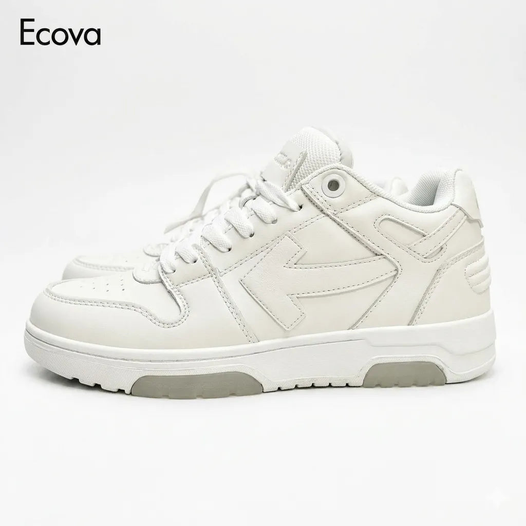 Off-White "Out Of Office" Triple White Sneakers