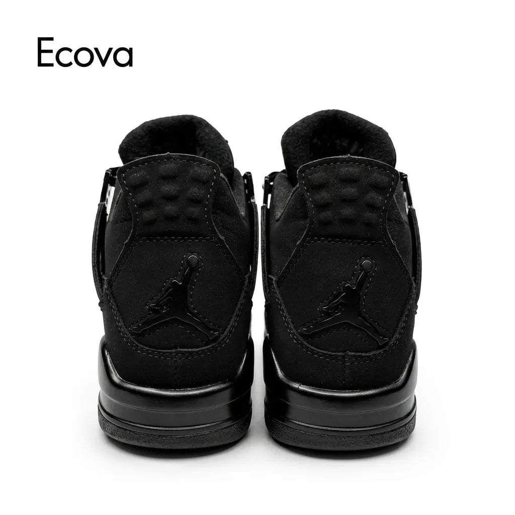 Air Jordan 4 Retro "Black Cat" Triple Black Sneakers