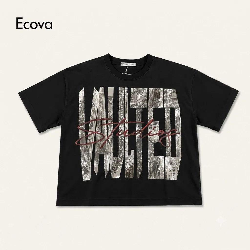 Ecova Boxy Fit Graphic T-Shirt - Premium Cotton Streetwear